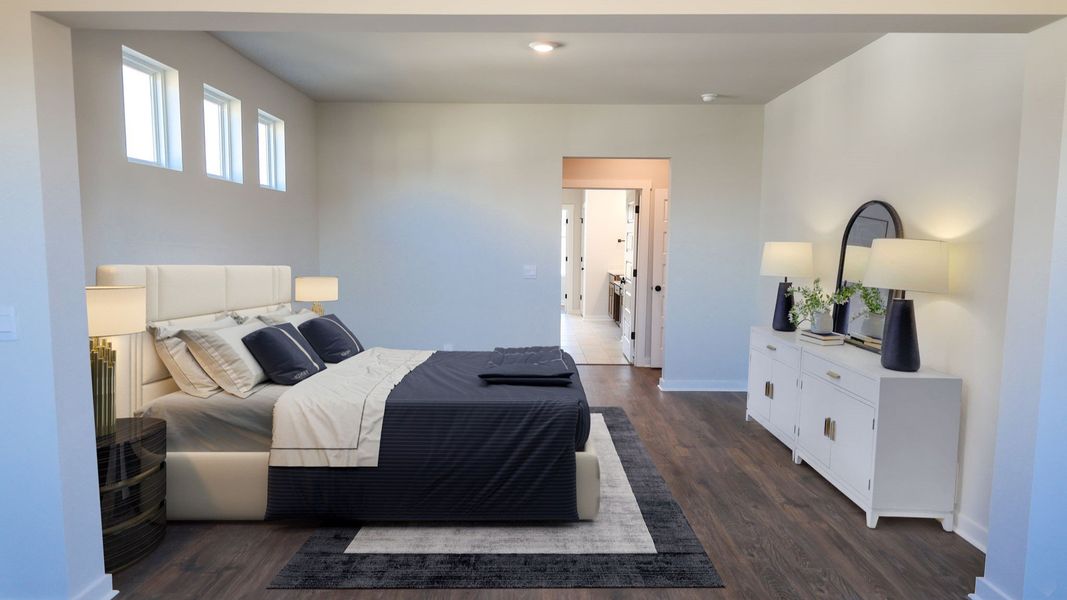 Representative furnished interior of a home built from the TISDALE by D.R. Horton in Harvest Point, Spring Hill (Image 10).