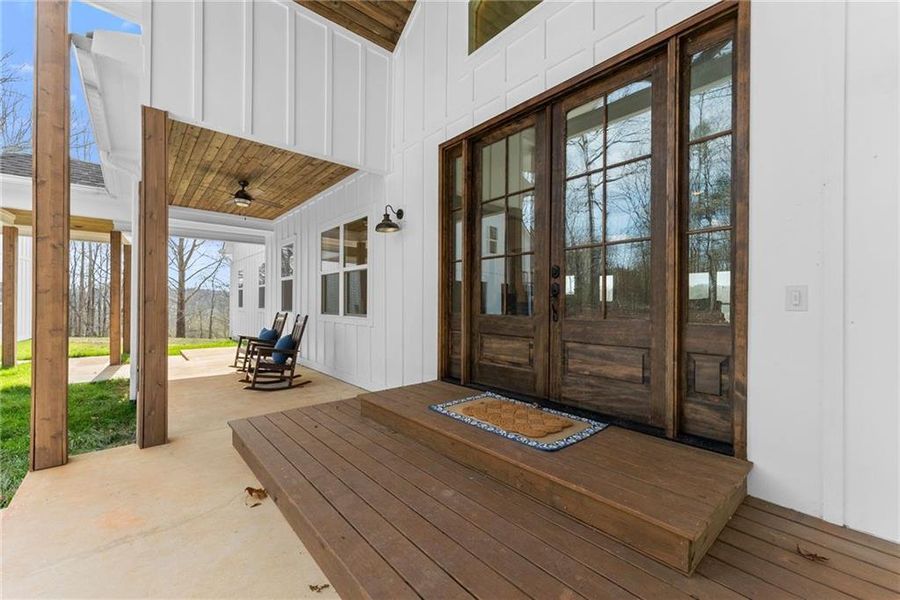 Exterior details and patio area of a home in , Demorest (Image 25). Exterior details and patio area of a home in , Demorest (Image 25).