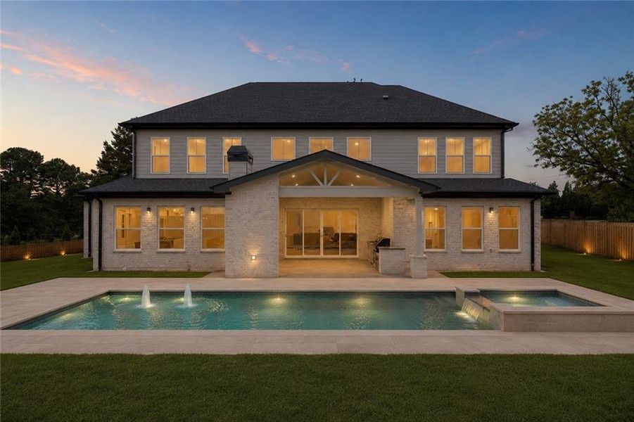 Exterior details and patio area of a home in , Grayson (Image 33).