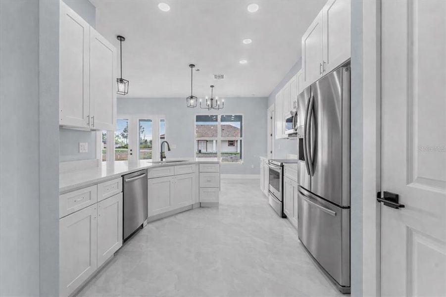 Furnished interior view inside a new home in , Lehigh Acres (Image 15). Furnished interior view inside a new home in , Lehigh Acres (Image 15).