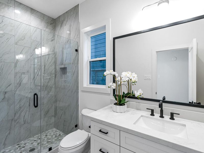 Furnished interior view inside a new home in , Houston (Image 17). Furnished interior view inside a new home in , Houston (Image 17).