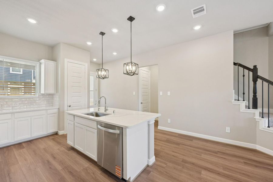 Furnished interior view inside a new home in Kemah Crossing - Luxe Series, Kemah (Image 19). Furnished interior view inside a new home in Kemah Crossing - Luxe Series, Kemah (Image 19).