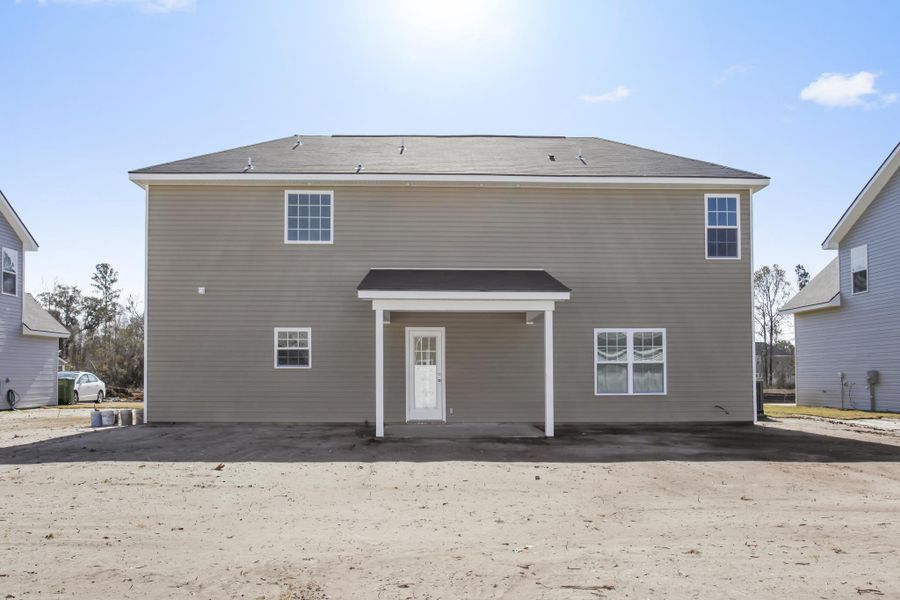Representative exterior photo of a completed home built from the The Richland by RTS Homes in Tibet Road at Sassafras, Allenhurst, GA (Image 21).
