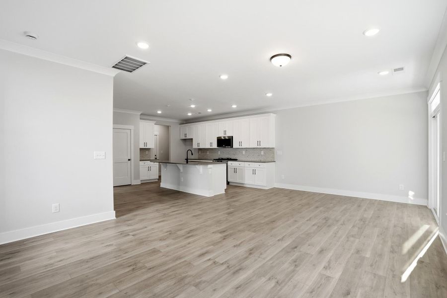 Spacious, unfurnished interior of a new home in Blythe Mill Townhomes, Waxhaw (Image 21). Spacious, unfurnished interior of a new home in Blythe Mill Townhomes, Waxhaw (Image 21).