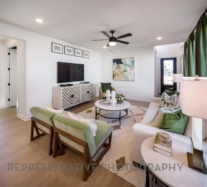 Furnished interior view inside a new home in Hillstead, Lavon (Image 14).