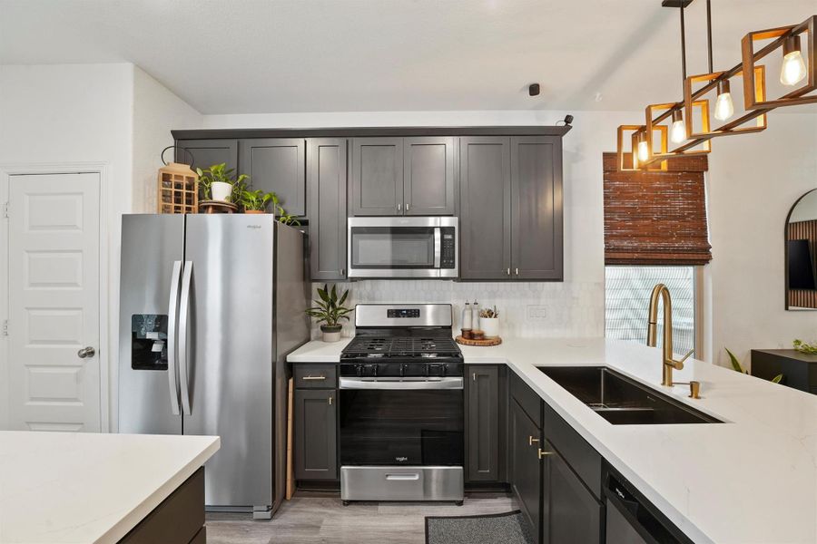 Furnished interior view inside a new home in Maple Heights, Porter (Image 6). Furnished interior view inside a new home in Maple Heights, Porter (Image 6).