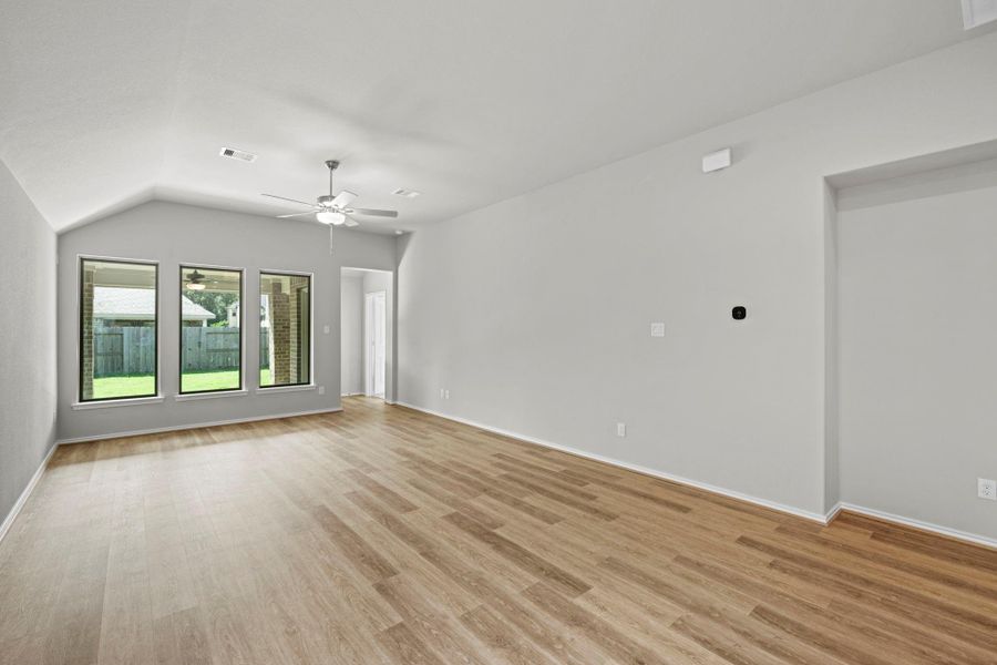 Spacious, unfurnished interior of a new home in The Trails, New Caney (Image 24). Spacious, unfurnished interior of a new home in The Trails, New Caney (Image 24).