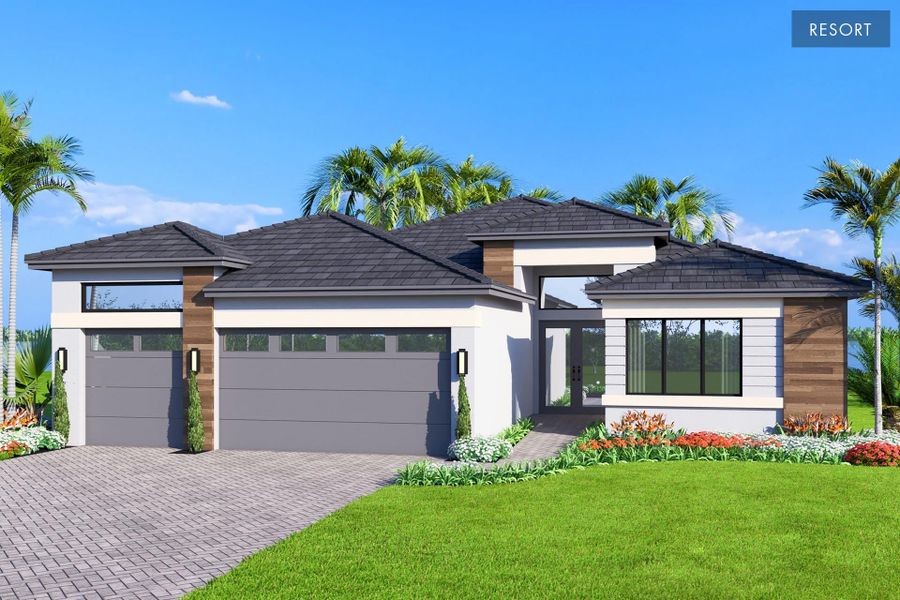 Representative exterior photo of a completed home built from the Sophia by GL Homes in Valencia Vista at Riverland, Port St. Lucie, FL (Image 2). Representative exterior photo of a completed home built from the Sophia by GL Homes in Valencia Vista at Riverland, Port St. Lucie, FL (Image 2).