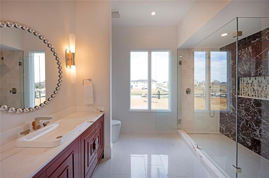 Furnished interior view inside a new home in , Southlake (Image 16).