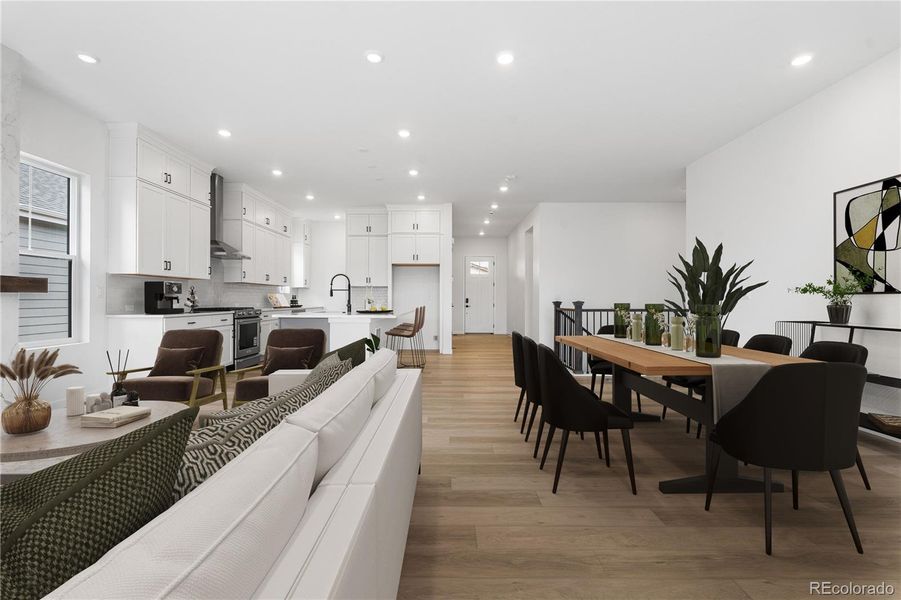 Furnished interior view inside a new home in Horizon at Solstice, Littleton (Image 16).