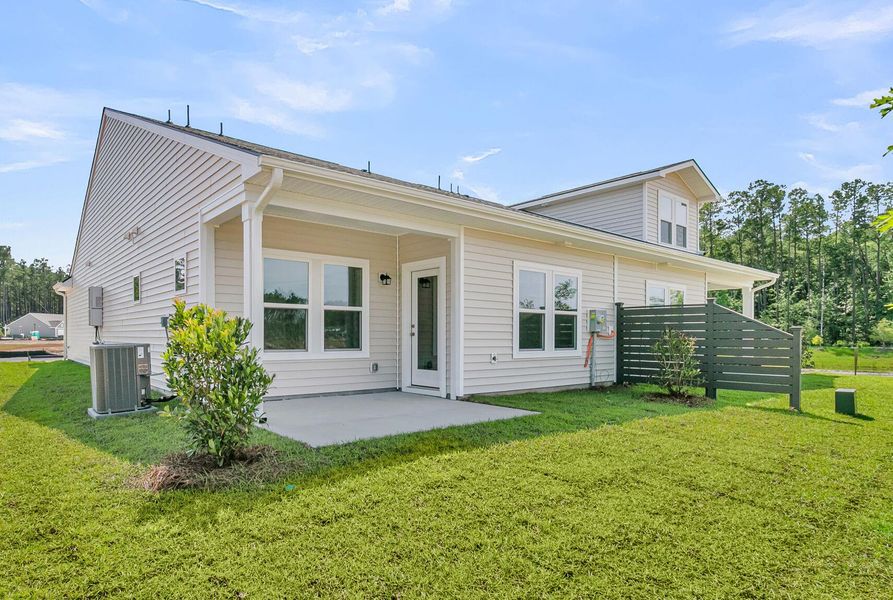 Exterior details and patio area of a home in , Summerville (Image 20). Exterior details and patio area of a home in , Summerville (Image 20).