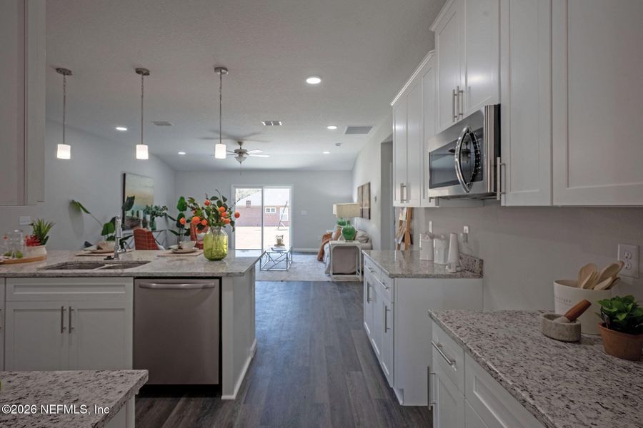 Furnished interior view inside a new home in , Jacksonville (Image 17).