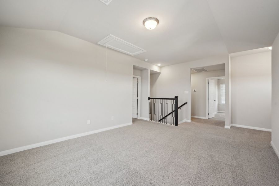 Second floor landing in the Matador floorplan in the Meritage Homes community.