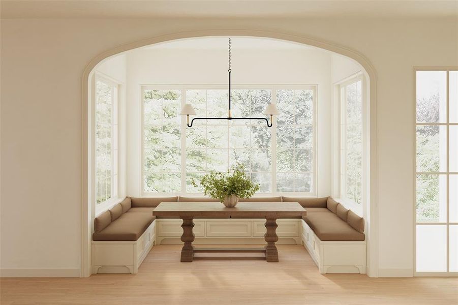 Furnished interior view inside a new home in , Dallas (Image 4). Furnished interior view inside a new home in , Dallas (Image 4).