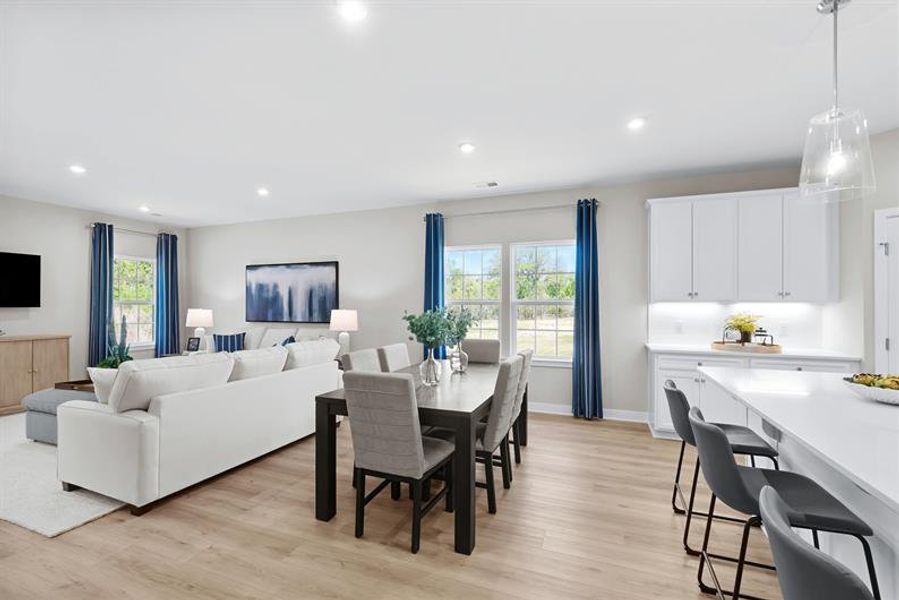 Representative furnished interior of a home built from the Palladio Ranch by Ryan Homes in Ravenfield, Charlotte (Image 25).