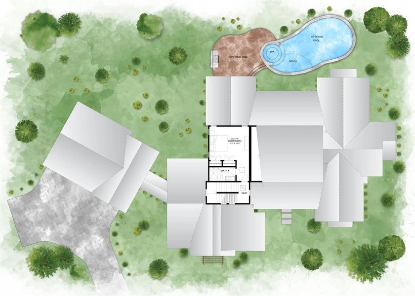 View of room layout View of room layout