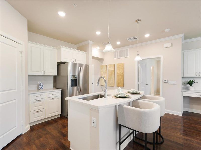 Furnished interior view inside a new home in , McKinney (Image 15).