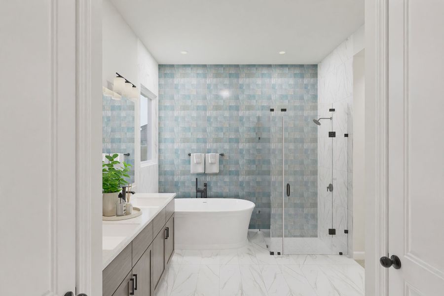 The Cassie - Optional Free Standing Tub with Shower