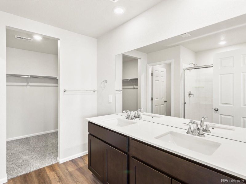 Furnished interior view inside a new home in Poudre Heights: The Meadow Collection, Windsor (Image 16).