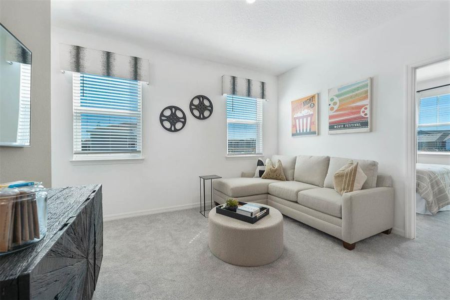 Furnished interior view inside a new home in Spring Walk at the Junction, Debary (Image 24).