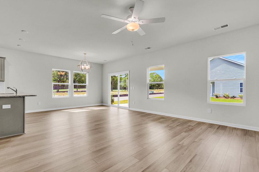 Spacious, unfurnished interior of a new home in Fairway Woods at Wyboo, Manning (Image 25). Spacious, unfurnished interior of a new home in Fairway Woods at Wyboo, Manning (Image 25).