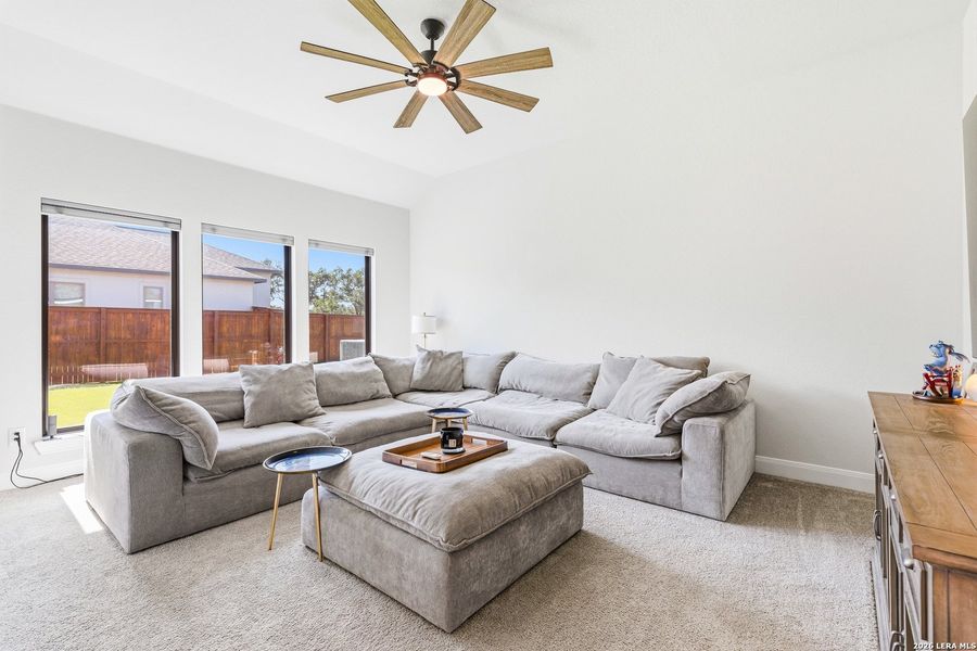 Furnished interior view inside a new home in Megan's Landing, Castroville (Image 30). Furnished interior view inside a new home in Megan's Landing, Castroville (Image 30).