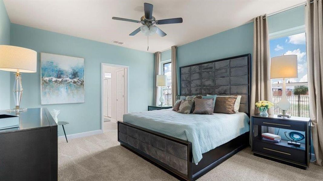 Furnished interior view inside a new home in Legado, Cleburne (Image 30). Furnished interior view inside a new home in Legado, Cleburne (Image 30).