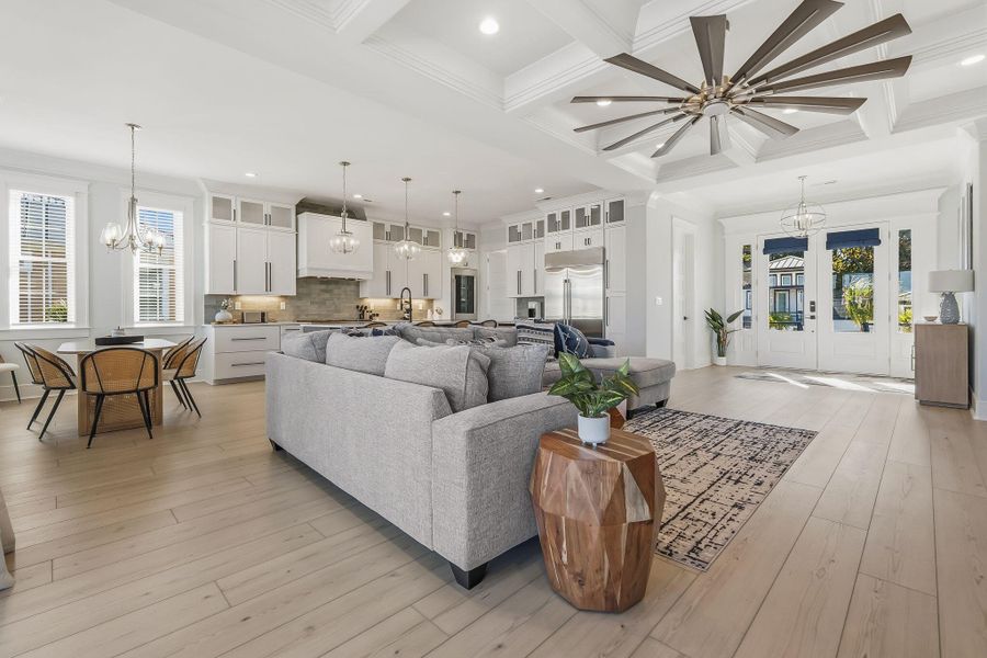 Furnished interior view inside a new home in , Little River (Image 9).