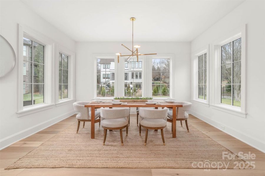 Furnished interior view inside a new home in , Charlotte (Image 12). Furnished interior view inside a new home in , Charlotte (Image 12).
