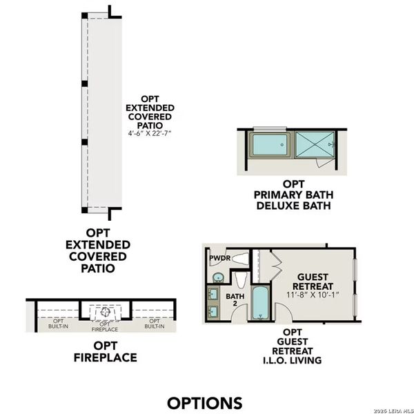 2D floor plan layout of this home in The Reserve at Potranco Oaks, Castroville, TX (Image 4). 2D floor plan layout of this home in The Reserve at Potranco Oaks, Castroville, TX (Image 4).