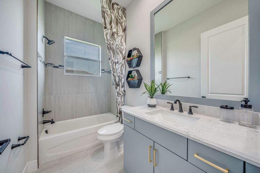 2D floor plan layout for the Sage by GHO Homes in Belterra, Port St. Lucie, FL (Image 41).