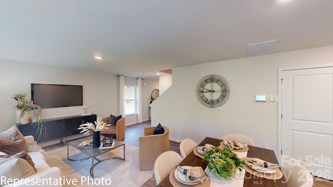 Furnished interior view inside a new home in Huffman Ridge, Hickory (Image 7).