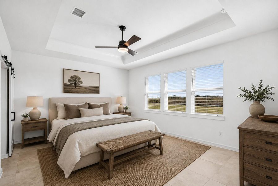 Spacious primary suite (*Photo not of actual home and used for illustration purposes only.) Spacious primary suite (*Photo not of actual home and used for illustration purposes only.)