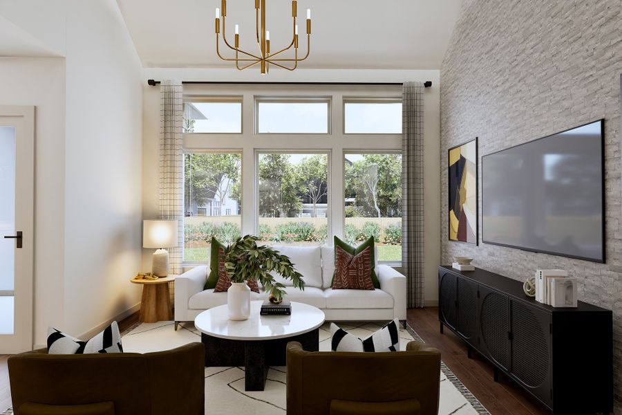 The Peony - Family Room The Peony - Family Room