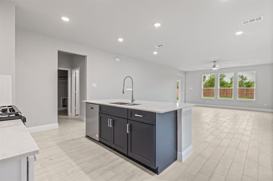 Furnished interior view inside a new home in Santorini, Seagoville (Image 6).