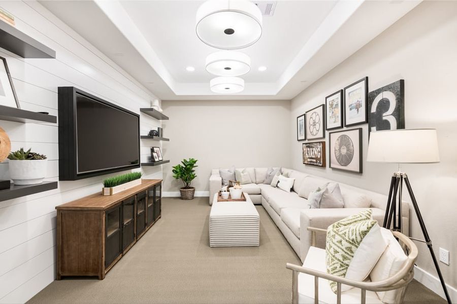 Representative furnished interior of a home built from the Sauvignon by Tri Pointe Homes in The Estates at James Lane, Fulshear (Image 17).