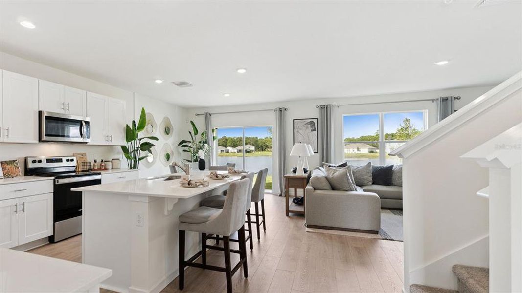 Furnished interior view inside a new home in Preston Cove, St. Cloud (Image 3).