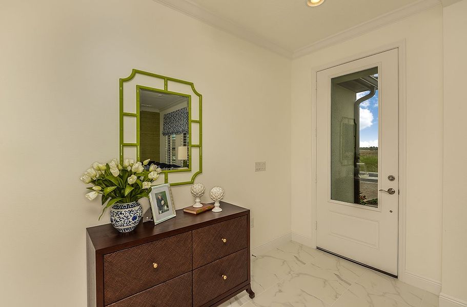 Representative furnished interior of a home built from the Fresh Spring by Neal Communities in Vicenza, Venice (Image 10).