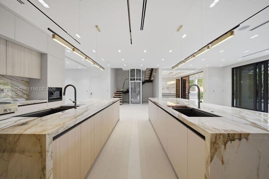 Furnished interior view inside a new home in , Fort Lauderdale (Image 5).