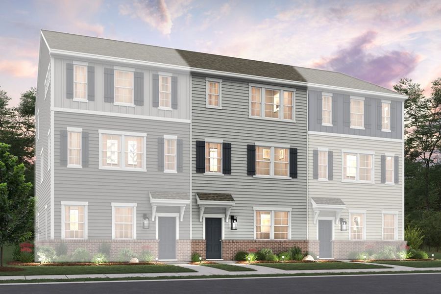 The Stratford Elevation A at Hill Street at Vermillion The Stratford Elevation A at Hill Street at Vermillion