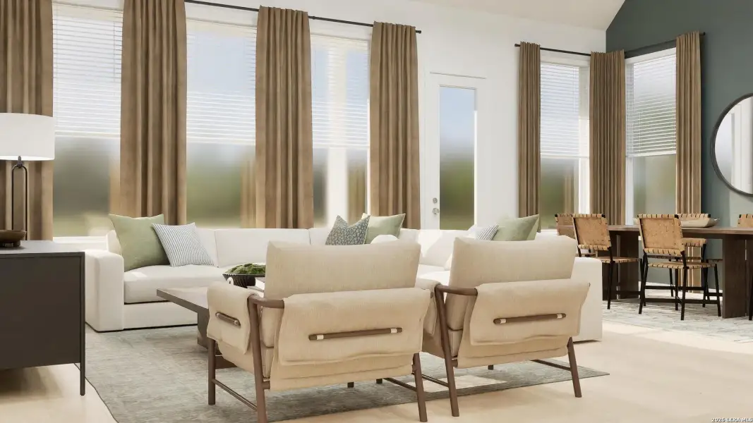 Furnished interior view inside a new home in Brookmill, San Antonio (Image 13).