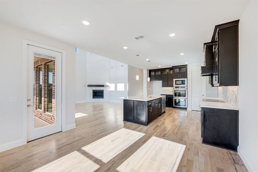 Furnished interior view inside a new home in Hayes Crossing, Midlothian (Image 8).