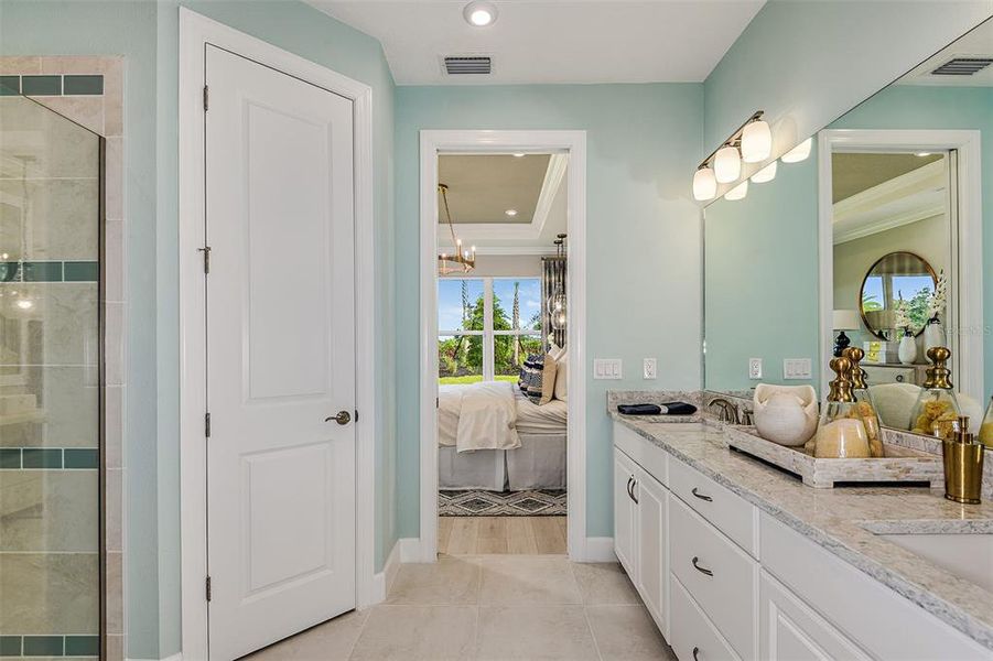 Furnished interior view inside a new home in Esplanade at Azario Lakewood Ranch, Bradenton (Image 16).