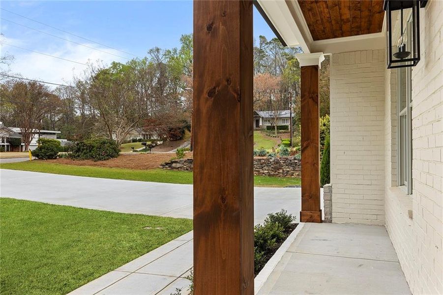 Exterior details and patio area of a home in , Atlanta (Image 4).
