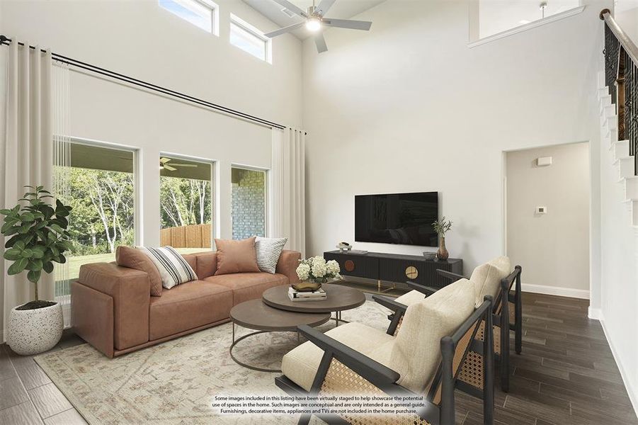 Furnished interior view inside a new home in Sunset Ridge, Alvarado (Image 11).