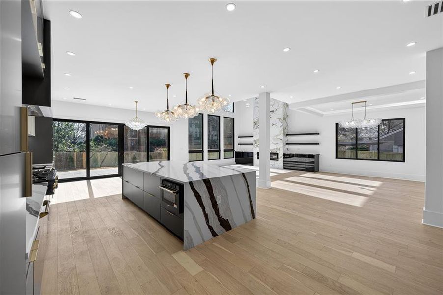 Furnished interior view inside a new home in , Atlanta (Image 17).