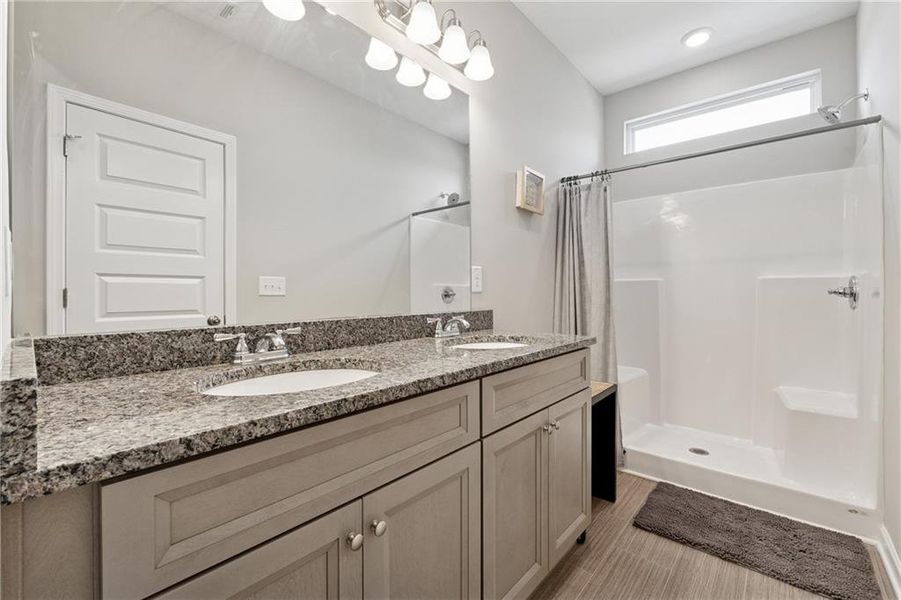 Furnished interior view inside a new home in , Cartersville (Image 11).