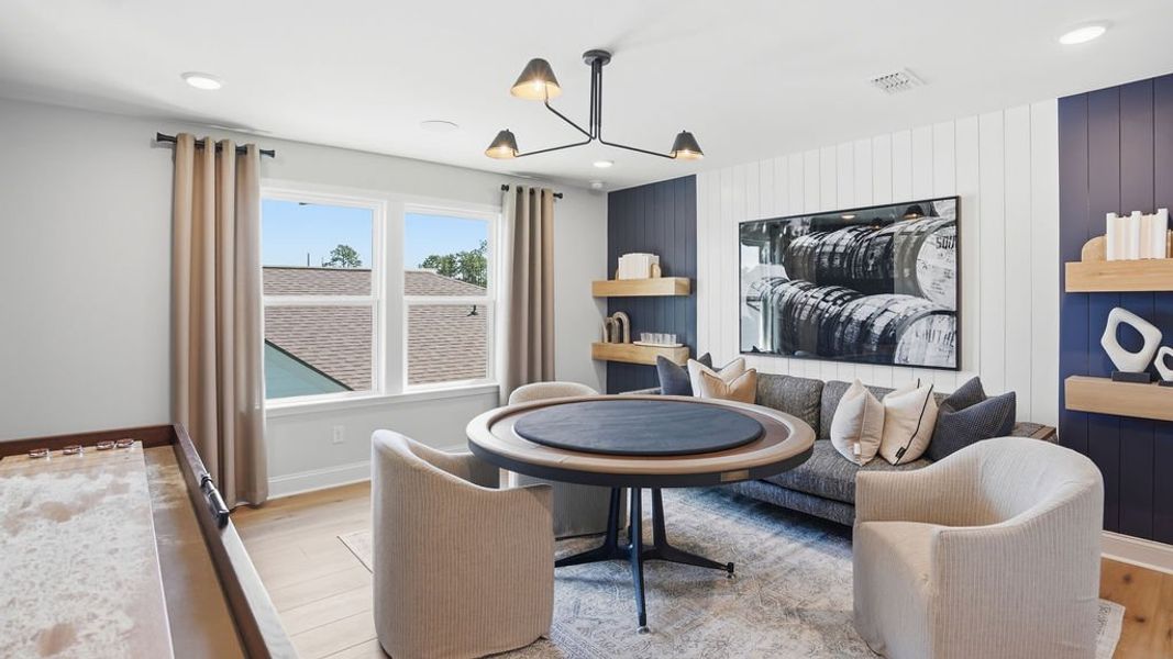 Representative furnished interior of a home built from the Prestige by Del Webb in Del Webb Point Hope, Charleston (Image 5). Representative furnished interior of a home built from the Prestige by Del Webb in Del Webb Point Hope, Charleston (Image 5).