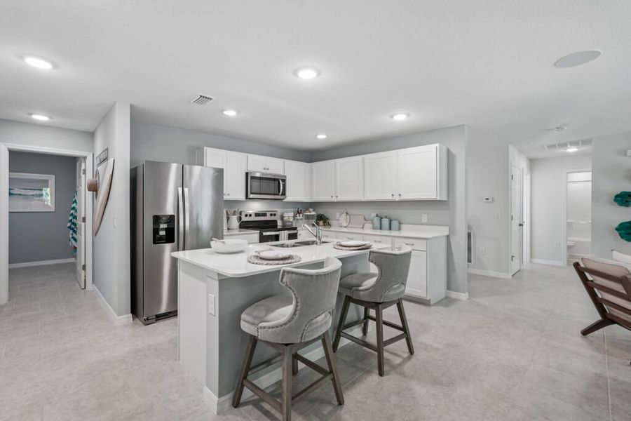 Representative furnished interior of a home built from the Majestic by Holiday Builders in Citrus Springs, Citrus Springs (Image 13).