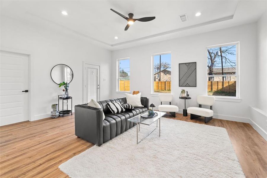 Furnished interior view inside a new home in , Dallas (Image 5). Furnished interior view inside a new home in , Dallas (Image 5).